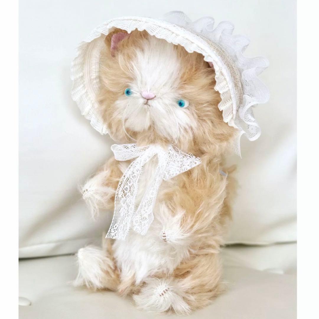 ずっと思い出の中に 仔猫 アーティストベア テディベア 海外作家様 ハンドメイド
