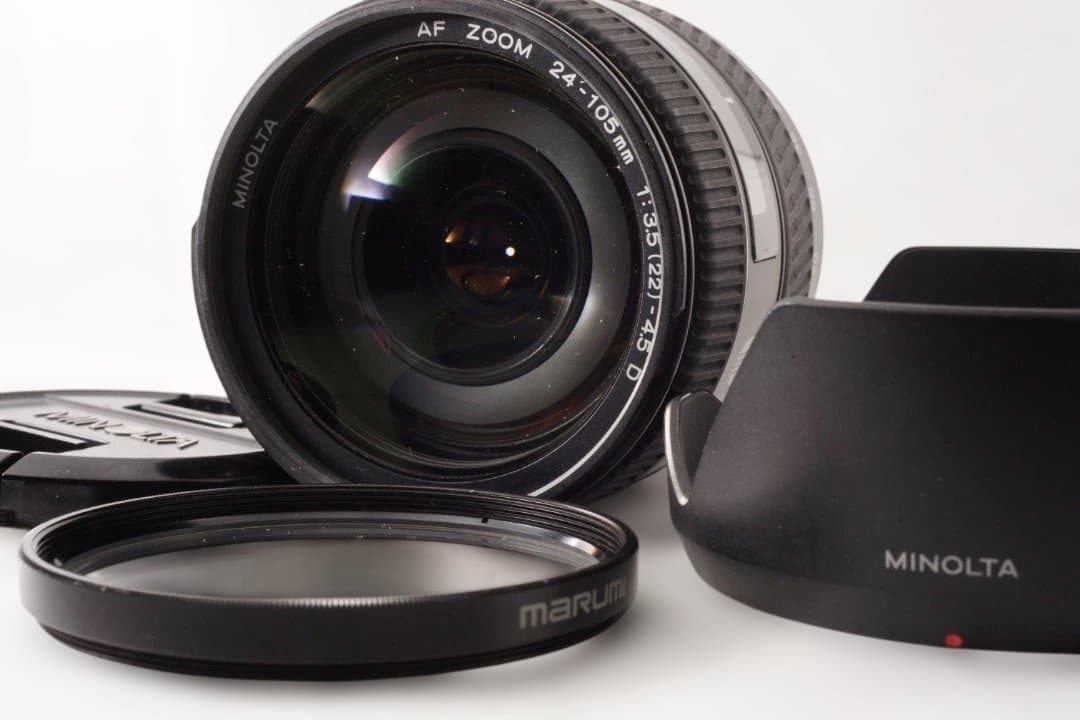 MINOLTA α-7 一眼レフフィルムカメラ AFレンズ４本セット