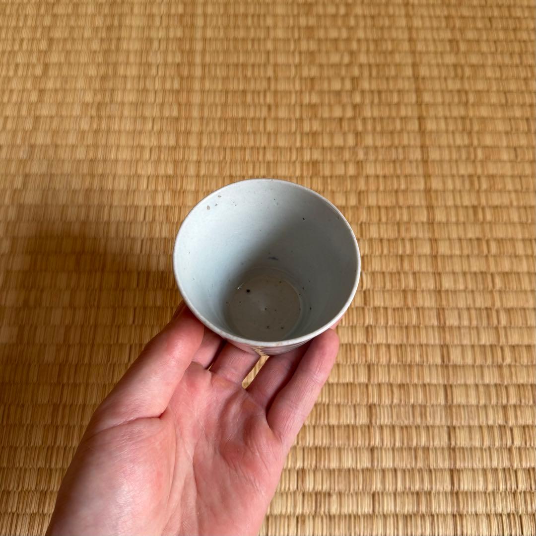 古伊万里 染付 檜垣文 蕎麦猪口 江戸時代 古波佐見 古瀬戸 古美術 骨董 民藝