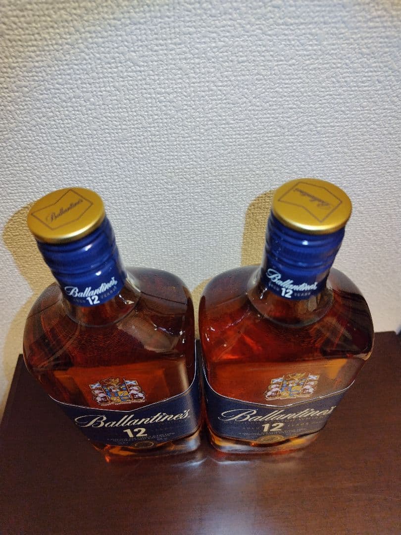 バランタイン12年（終売品）　 2本セット　送料込み　箱無し　新品