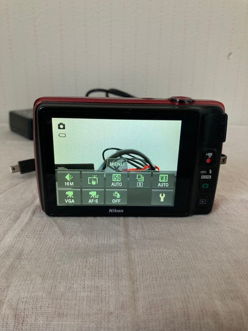 【動作確認済】 Nikon COOLPIX S4200デジタルカメラ レッド