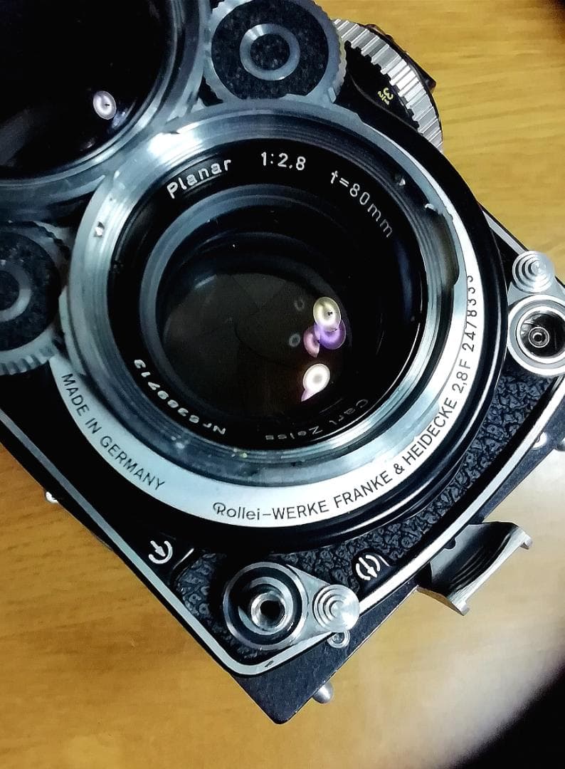 ローライフレックス　プラナーF2.８付　ケース付き美品