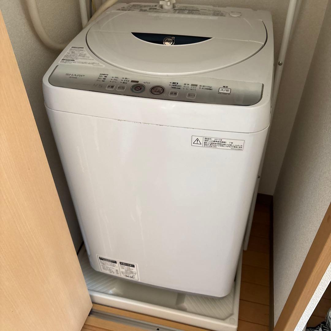 SHARP 縦型洗濯機 ION COAT