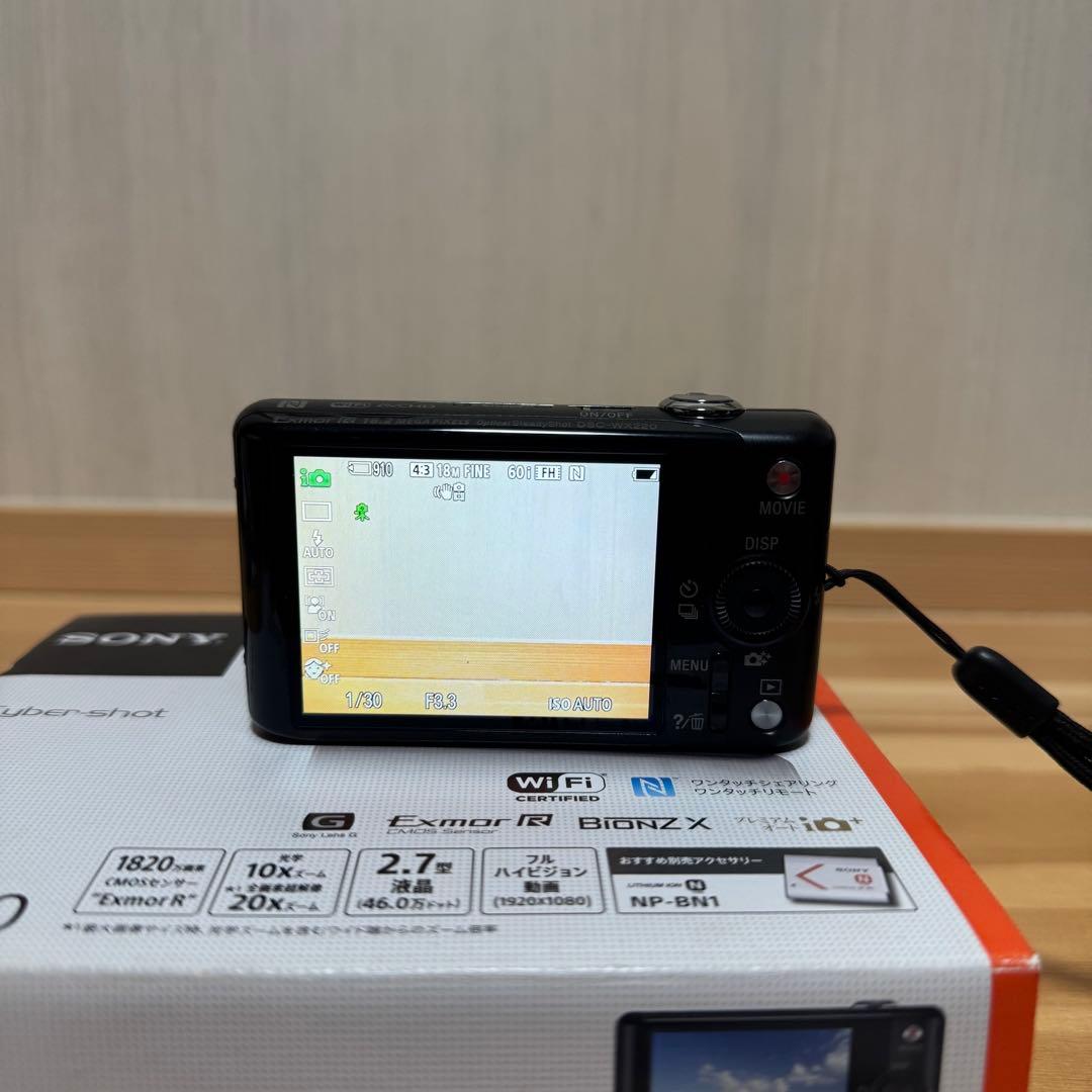 SONY Cyber-shot DSC-WX220 本体 8GB付き　美品