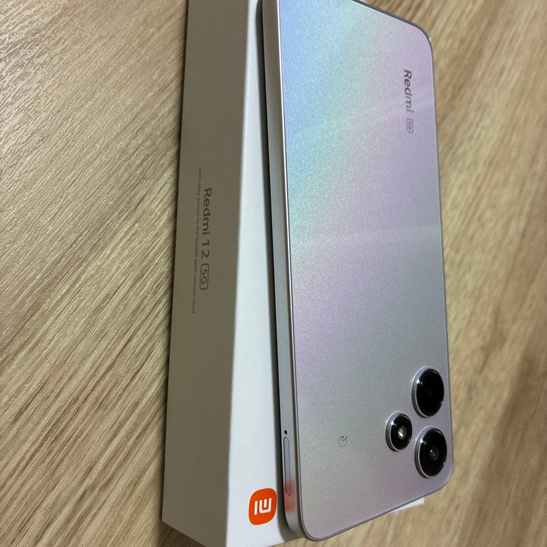 美品 redmi12 5G ポーラーシルバーSIMフリー