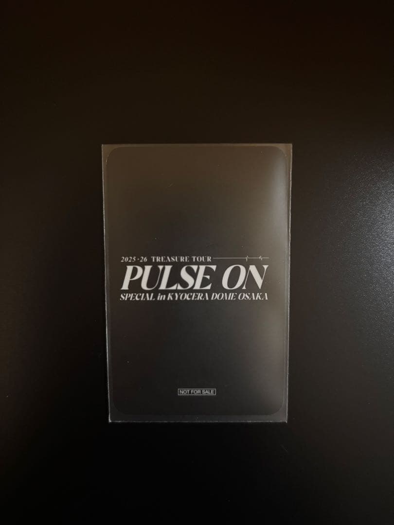TREASURE PULSE ON 京セラ C賞 ジフン トレカ