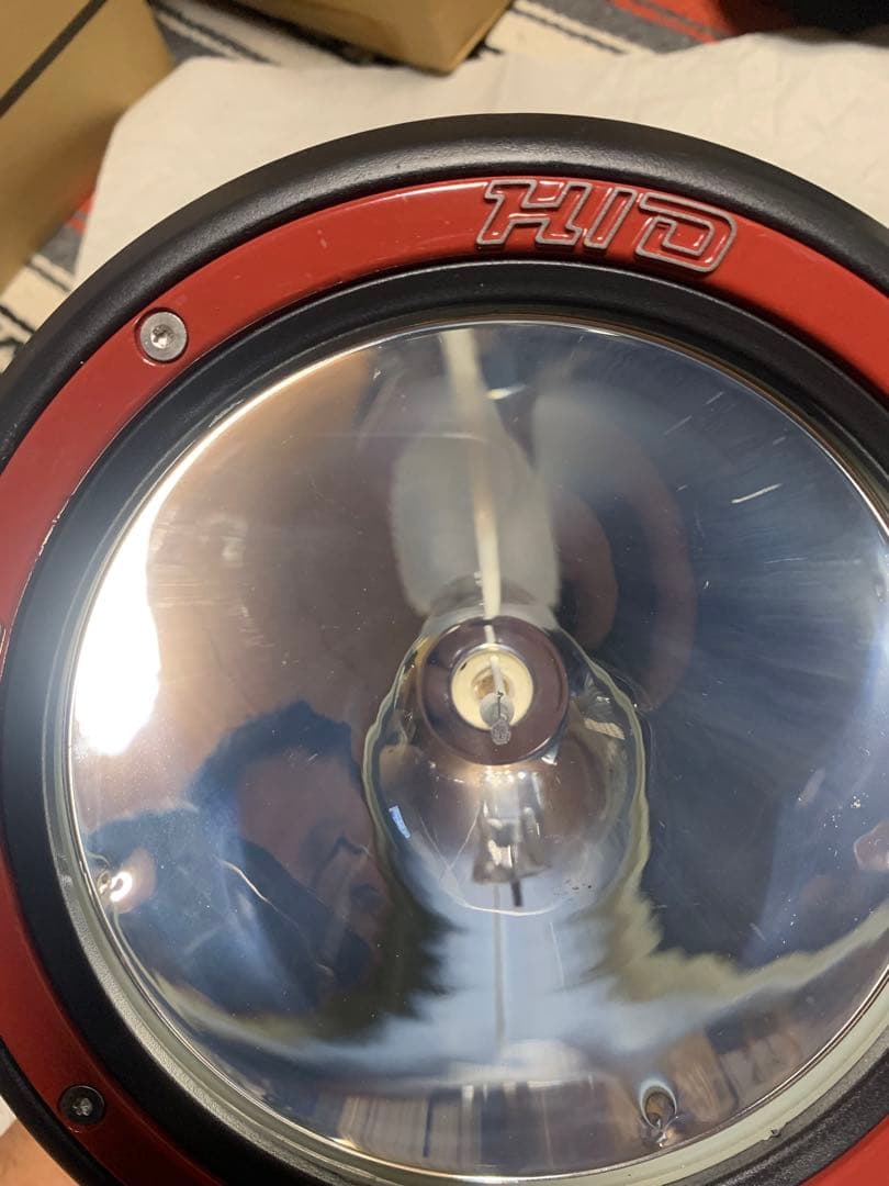 今峰製HIDライト 7インチ6000Kクワガタ採集ライト実測87W