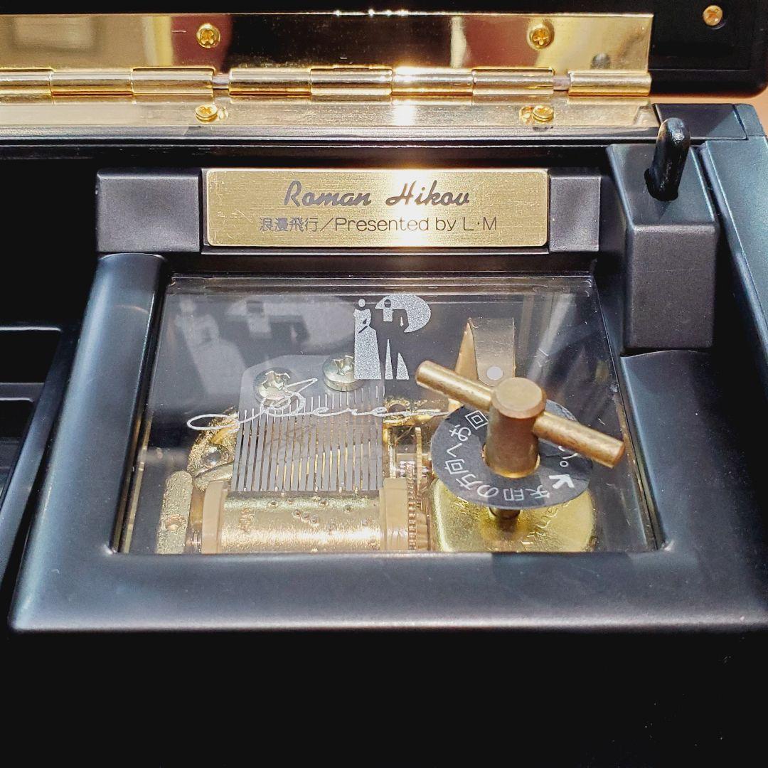 ✨【美品】浪漫飛行♪ジュエリーボックス　オルゴール付き　アンティークピアノ型