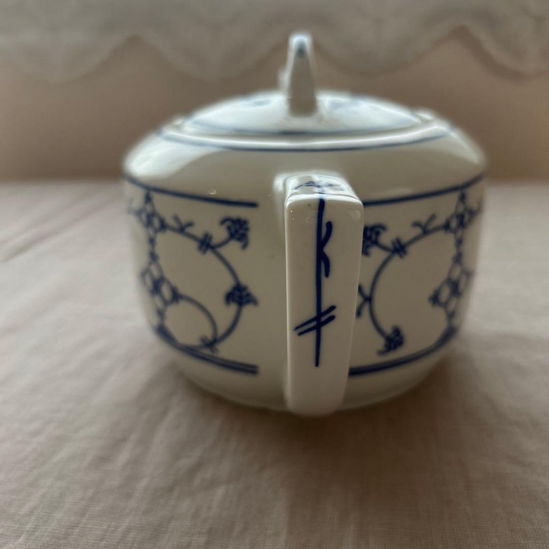 美品 ドイツ製 サクソニー柄 ティーポット