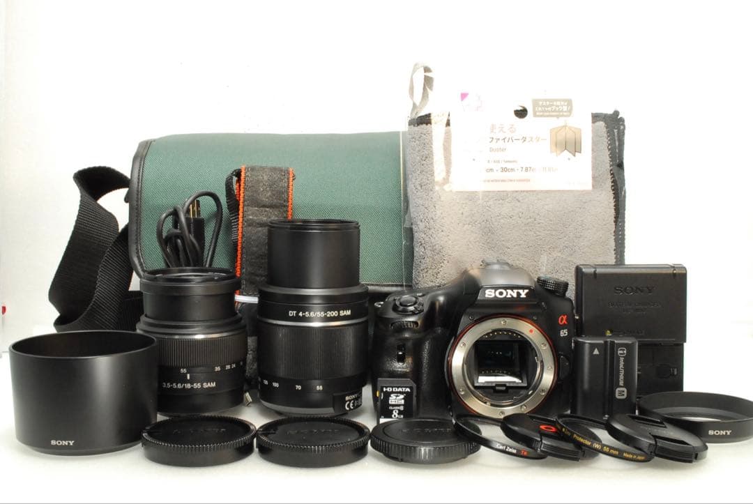 SONY α65 ❤️スマホ転送 ダブルレンズキット ソニー 一眼レフ カメラ