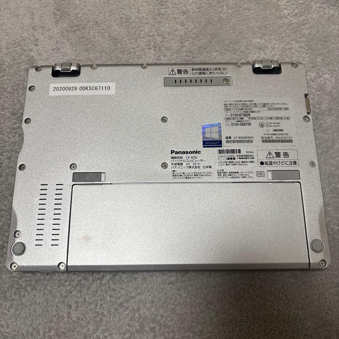 Panasonic CF-RZ6 ノートPC《動作確認済み》