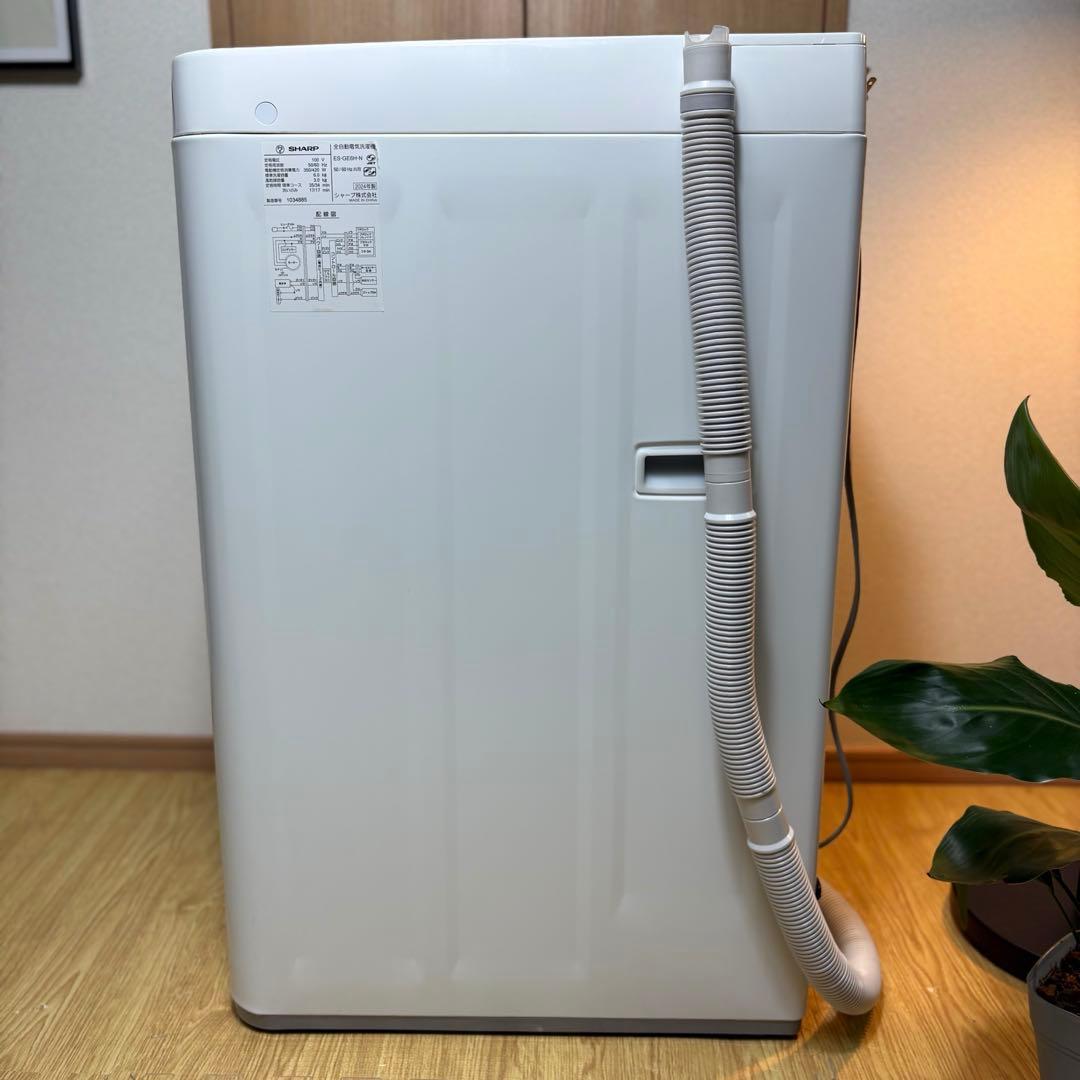 2024年製 洗濯機 一人暮らし 単身用 5kg 送料設置無料 シャープ