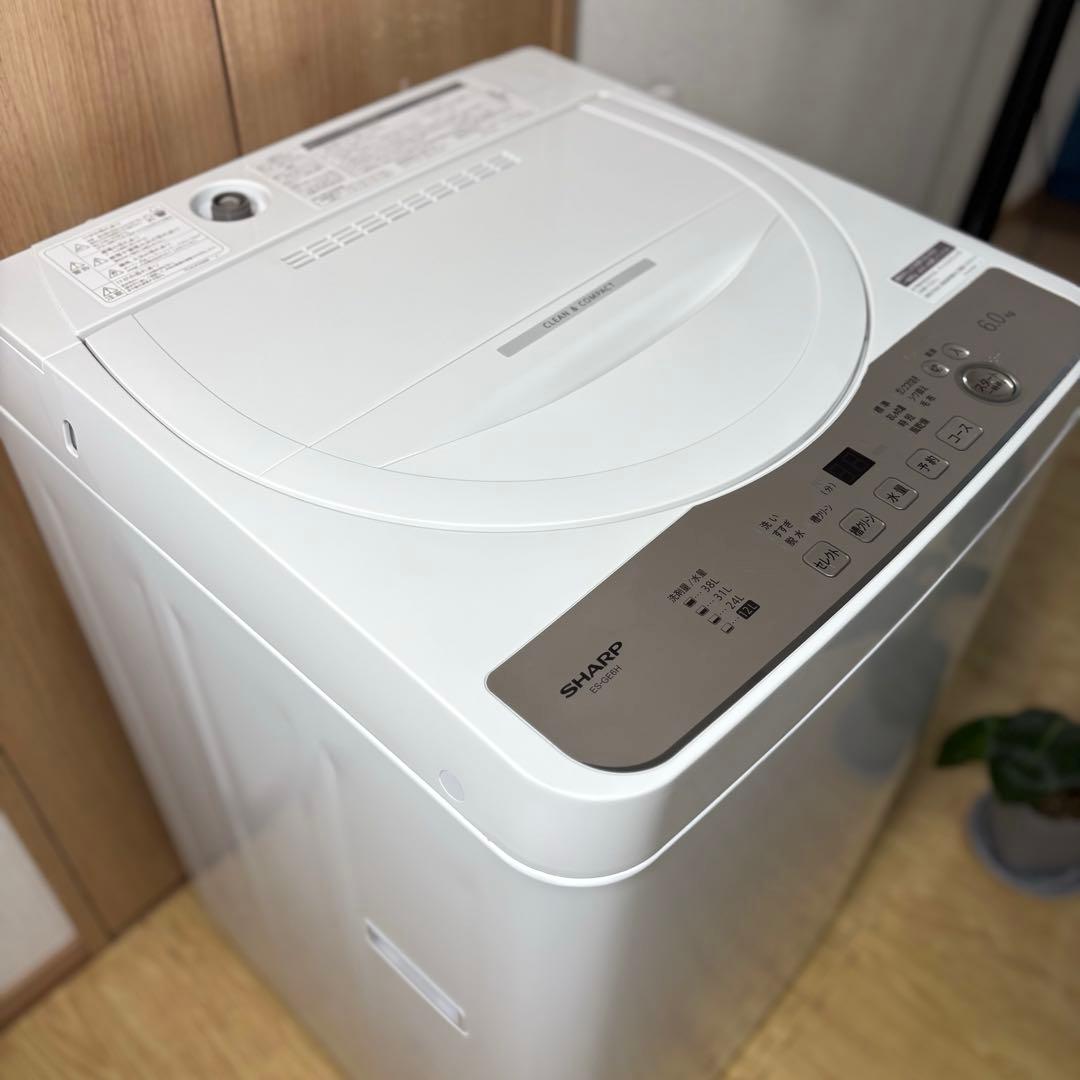2024年製 洗濯機 一人暮らし 単身用 5kg 送料設置無料 シャープ