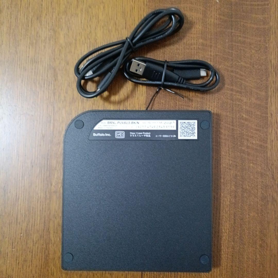 Buffalo BRXL-PUV6U3-BK/N Blu-rayドライブ
