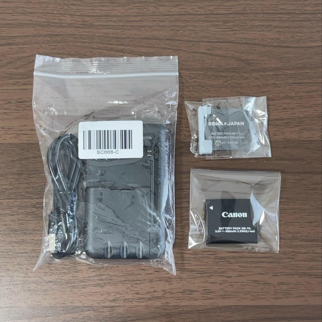 Canon IXY650 新品充電器 新品バッテリー+純正バッテリー付き