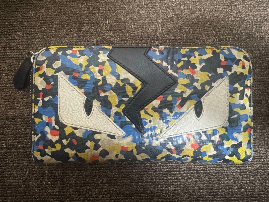 FENDI 長財布　モンスター　カモフラ　迷彩　希少色