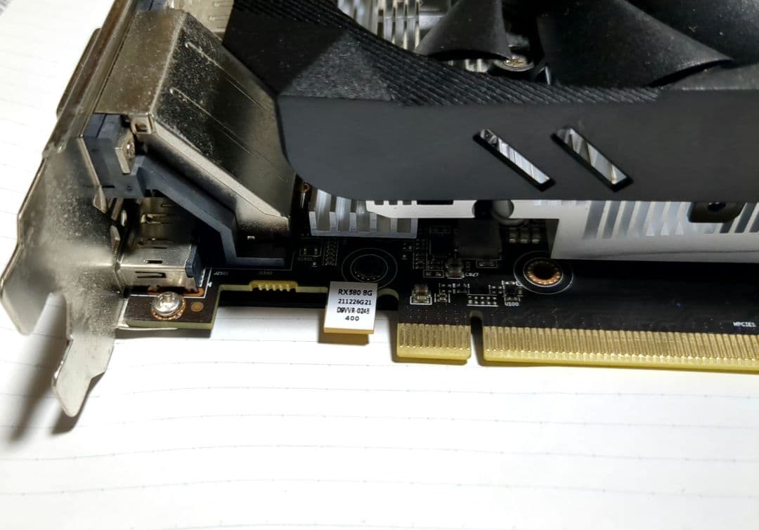 グラフィックボード・グラボ・ビデオカード BIOSTAR AMD Radeon RX580 8GB 2048SP