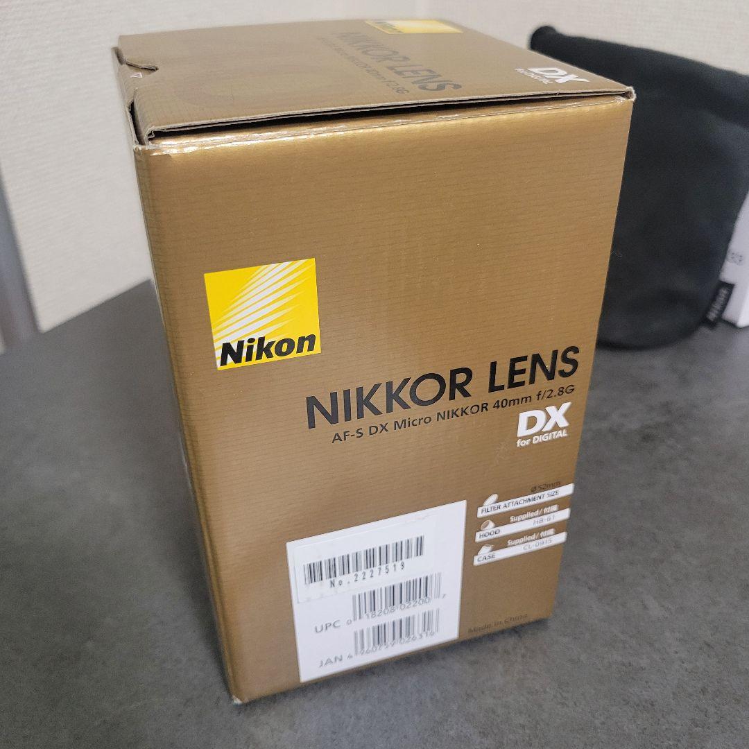 【超美品】AF-S DX Micro NIKKOR 40mm f/28G