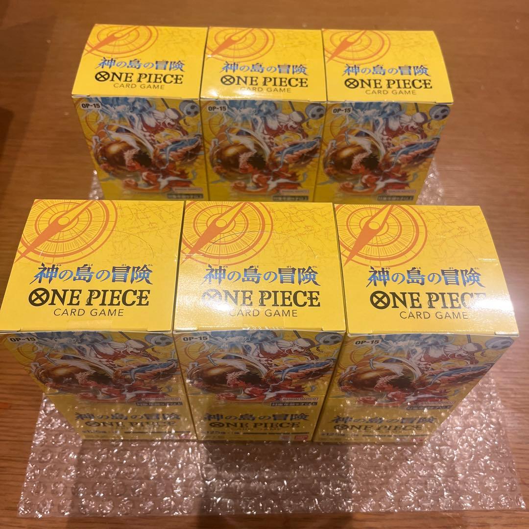 神の島の冒険 ONE PIECE ワンピースカードゲーム6BOX テープ付き