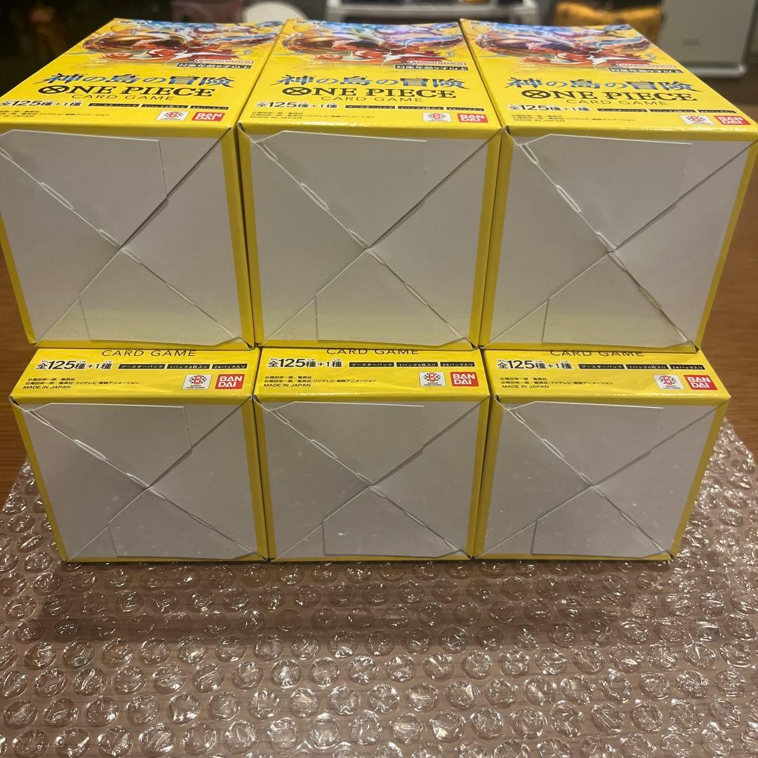神の島の冒険 ONE PIECE ワンピースカードゲーム6BOX テープ付き