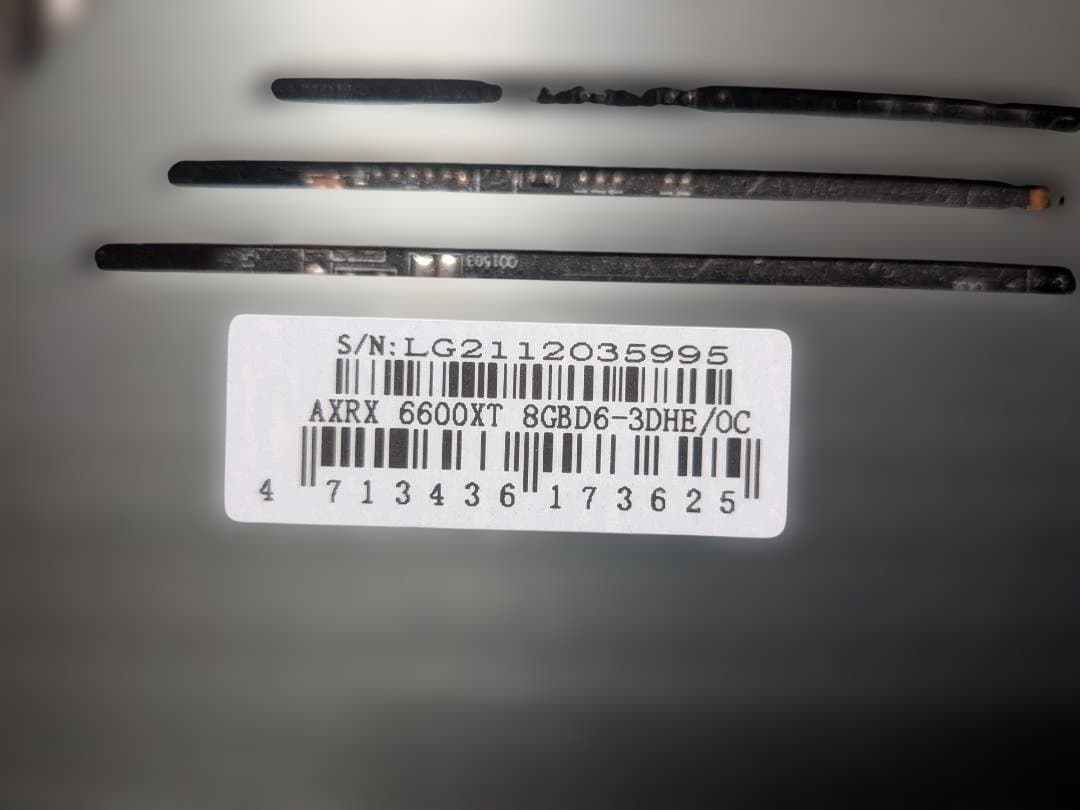 PowerColor RX 6600 XT Red Devil 8GB 外箱付