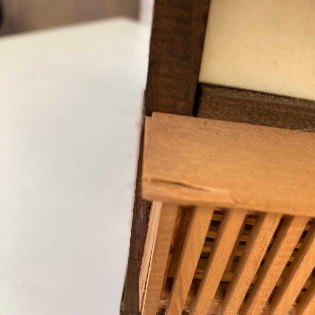 昭和レトロ 木製 古民家模型 藁屋根 茅葺き屋根 曲がり屋 馬屋 猫 ネコ 置物