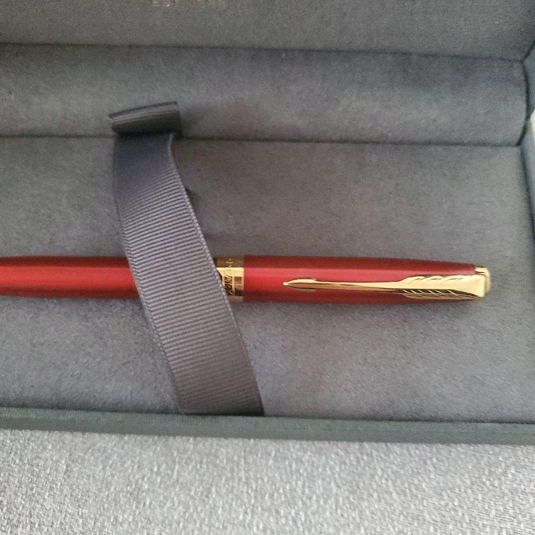 ​【新品】PARKER パーカー ボールペン レッドGT 外箱付