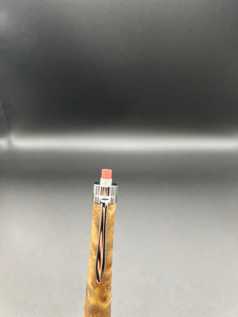 YKU工房 ゴールデンマーブルウッド瘤 0.5mm シャープペンシル