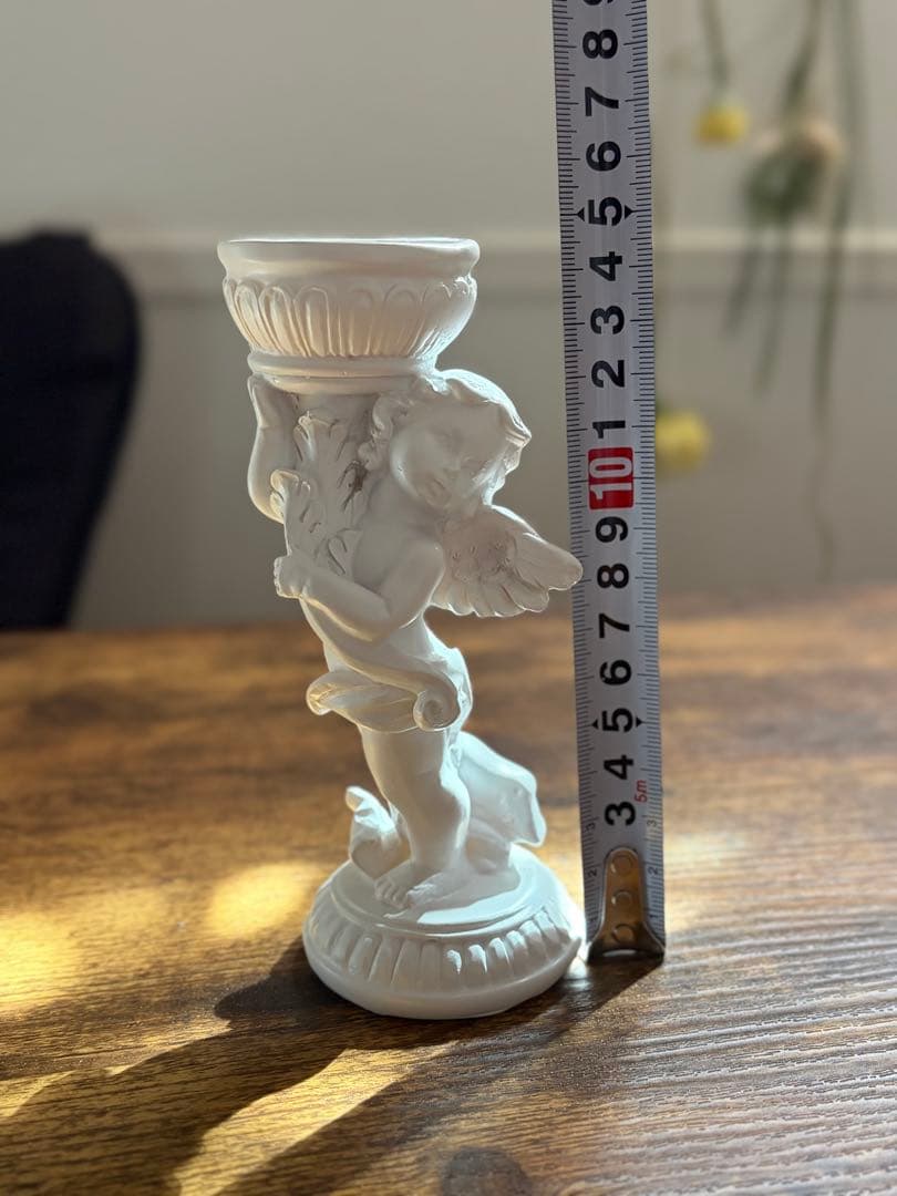 【要在庫確認】陶器製 天使キャンドルホルダーセット　12台