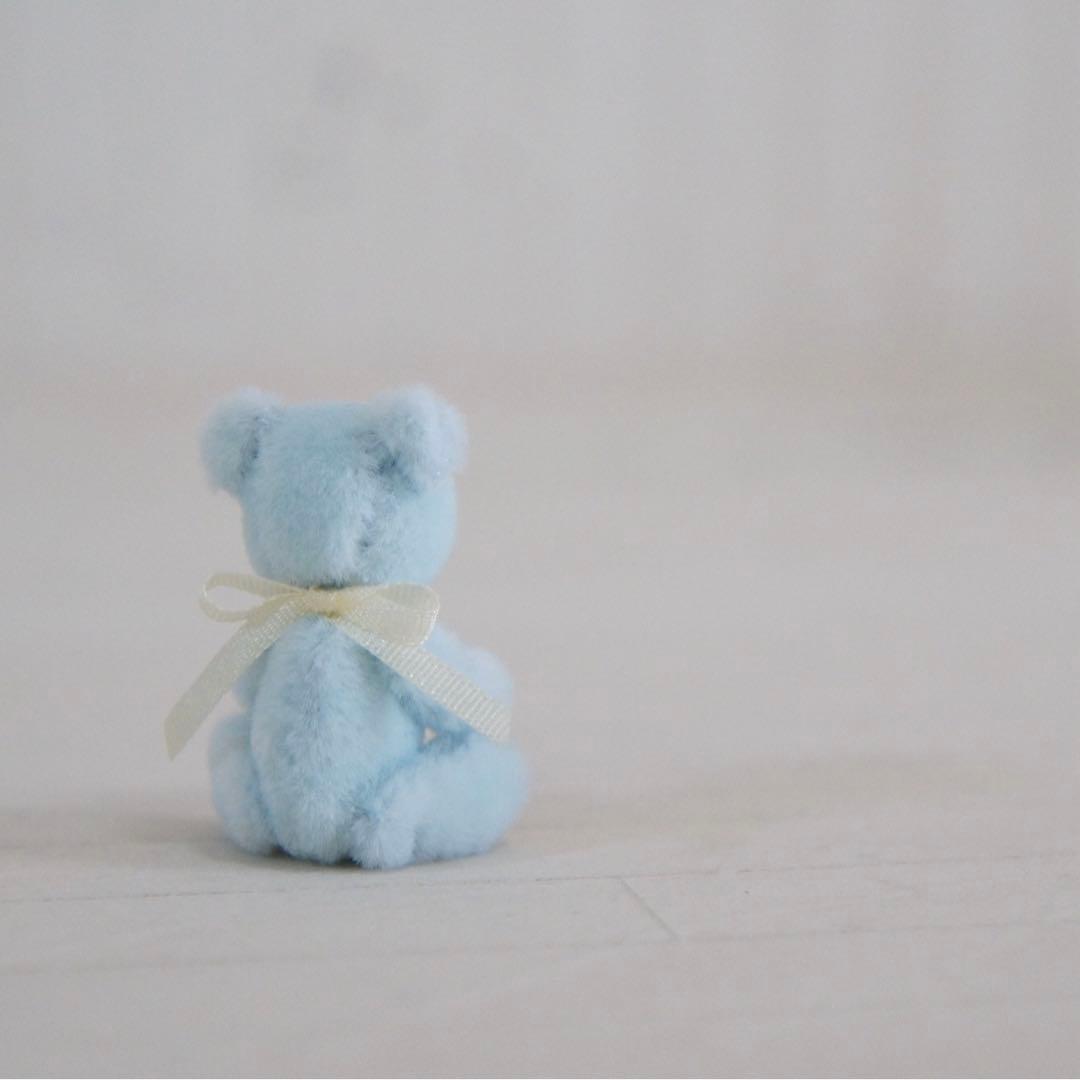 3.5cm ミニミニクマちゃん(ベビーブルー)