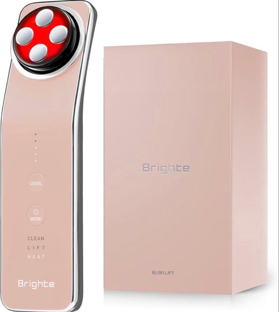 Brighte ELEKLIFT 美顔器 ピンク　シートマスク　スカルプブラシ
