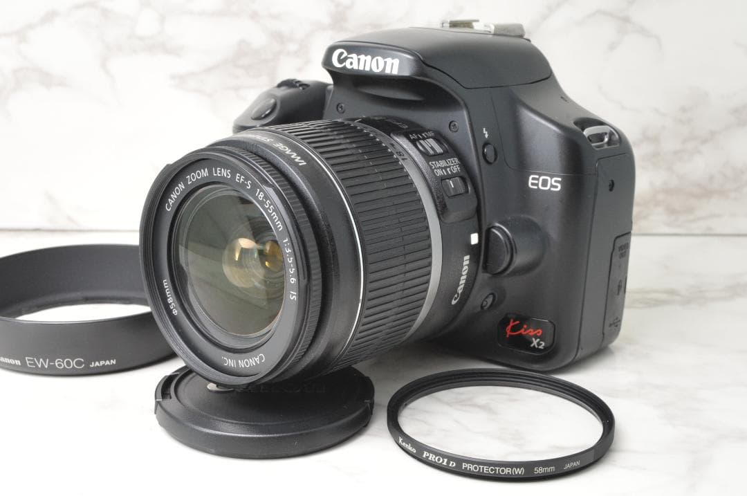 動作確認済み Canon EOS Kiss X2⭐️スマホ転送 一眼レフカメラ