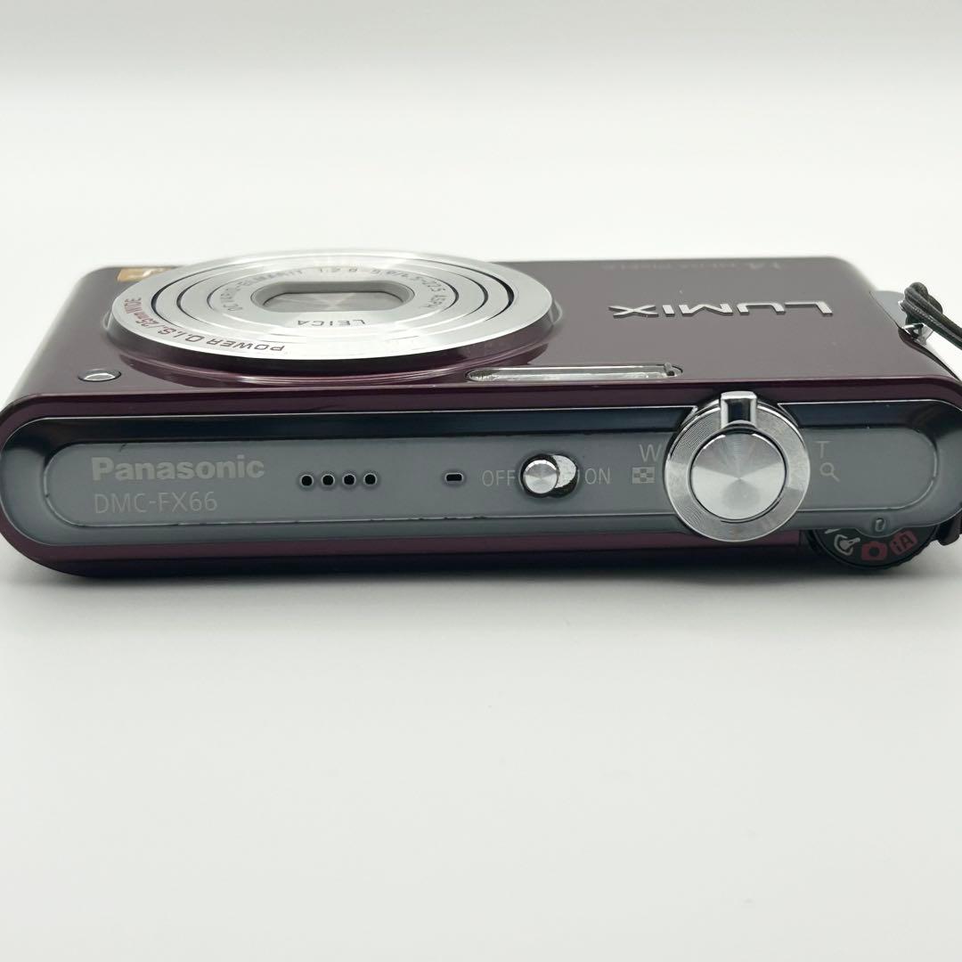 動作品★Panasonic LUMIX DMC-FX66★バイオレット★元箱付き