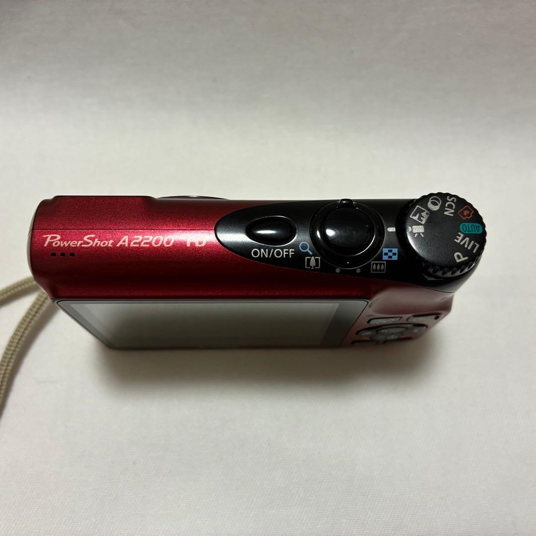 ☆値下げ☆【動作】Canon Power Shot A2200 レッド デジカメ