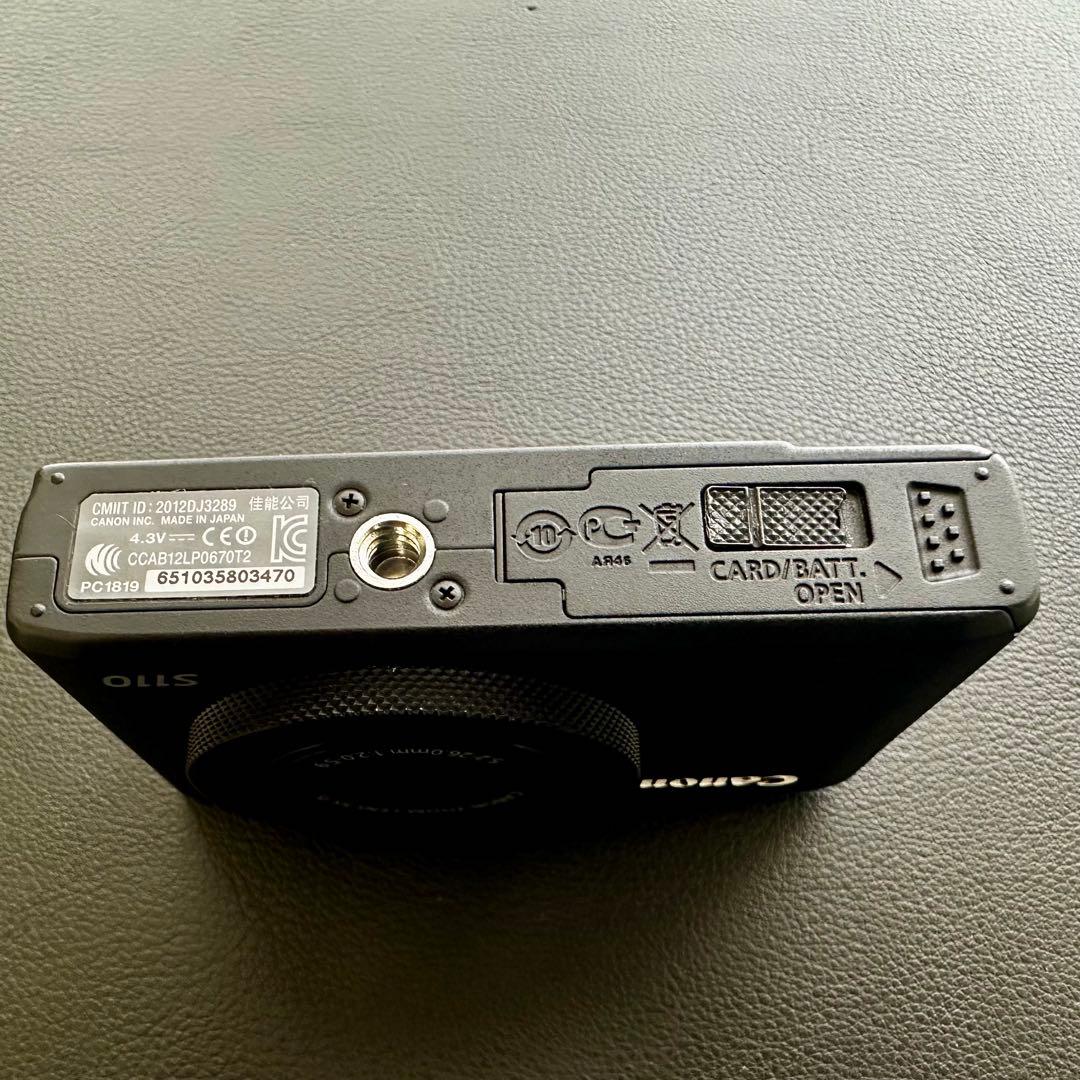 Canon PowerShot S110 ブラック ほぼ新品 美品 完品 箱付き
