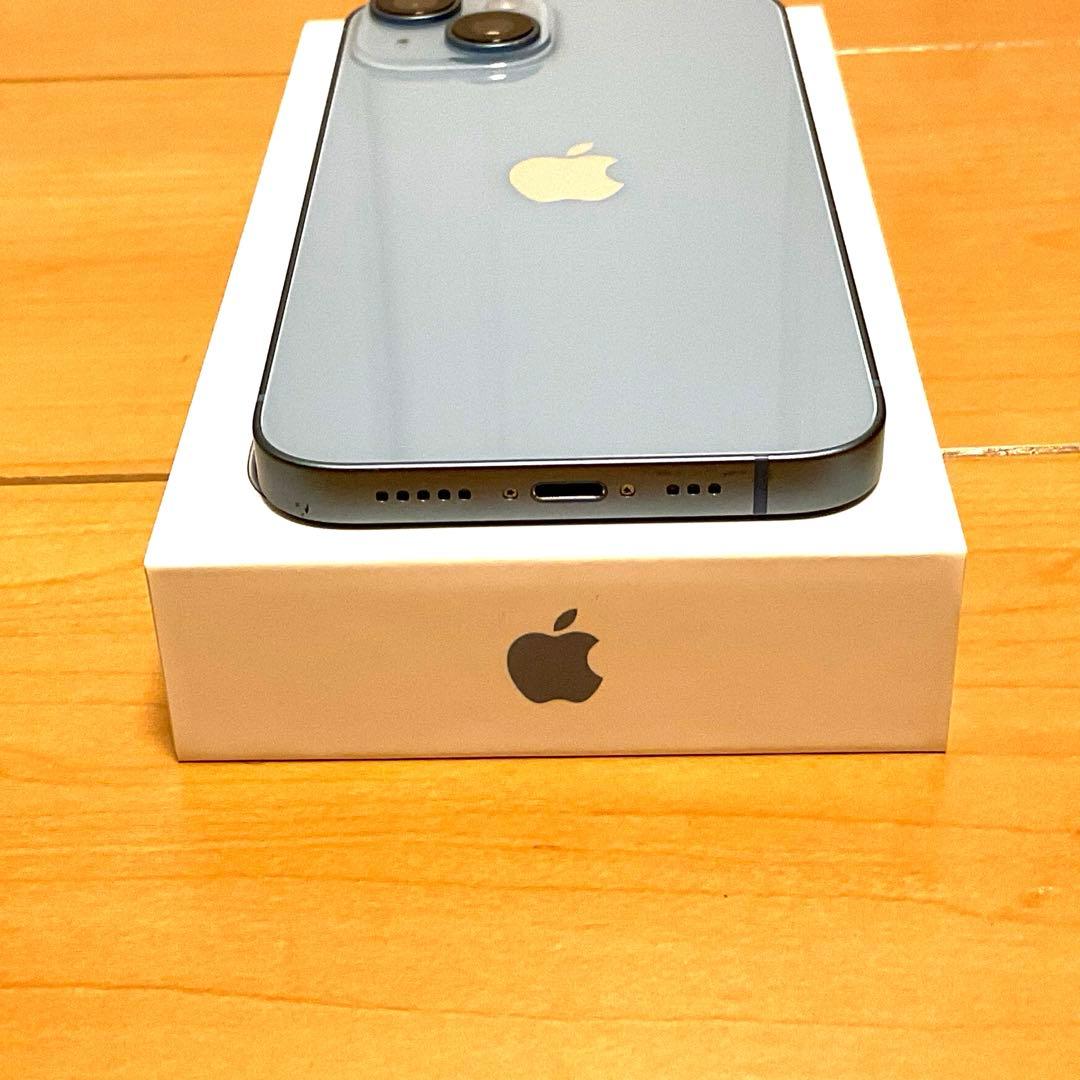 【美品】Apple iPhone 14 ブルー SIMフリー 128GB
