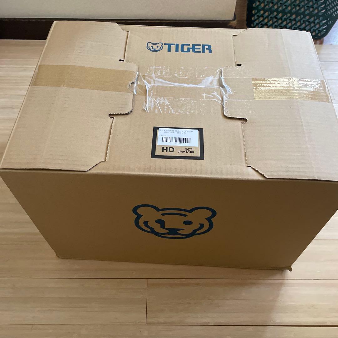 タイガー魔本瓶TIGER IH炊飯器 JPW-L180 ダークグレー１升炊き