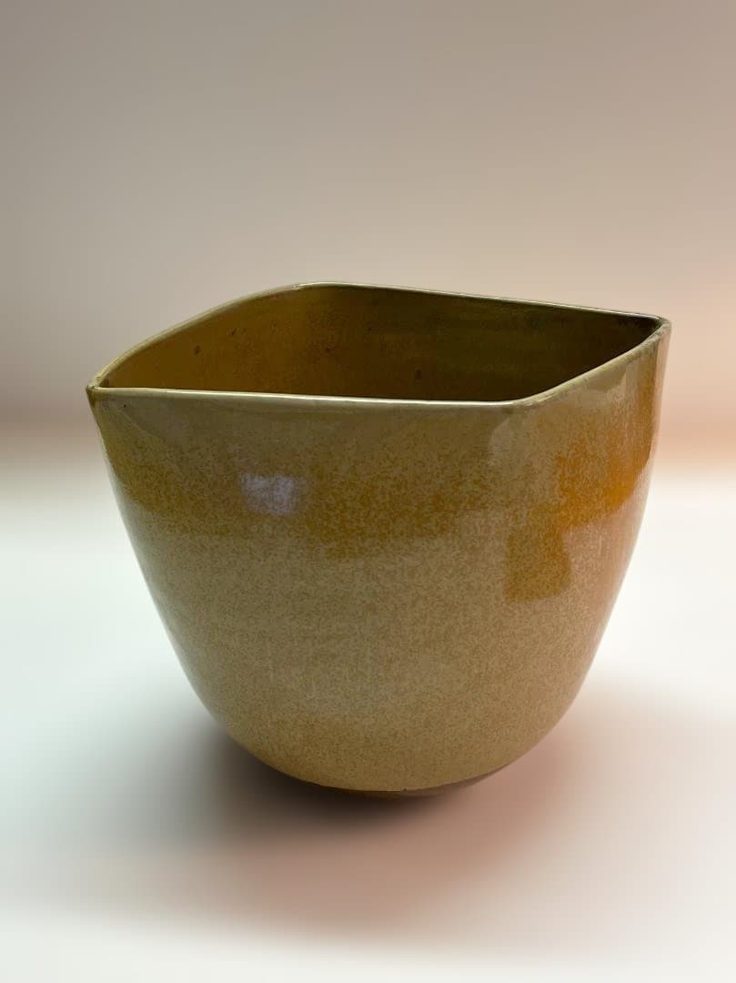 水指 茶道具　菱水指 　美品