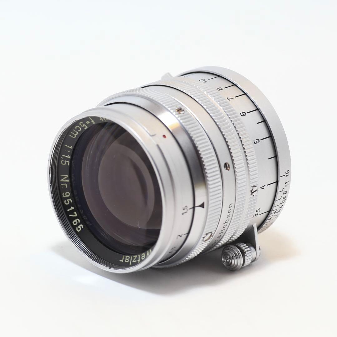 【レア美品】TTH刻印 Leica Summarit 5cm 山崎光学磨き