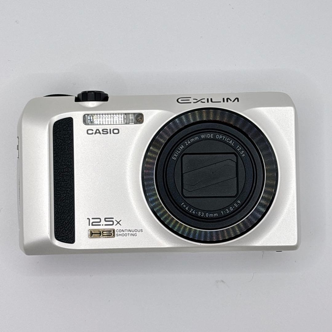 CASIO EXILIM EX-ZR100 ホワイト　コンデジ　デジカメ　カメラ