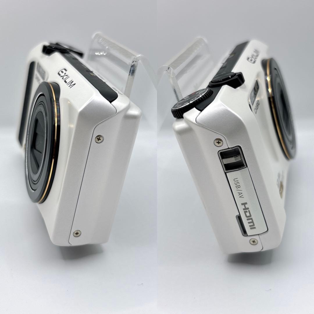 CASIO EXILIM EX-ZR100 ホワイト　コンデジ　デジカメ　カメラ