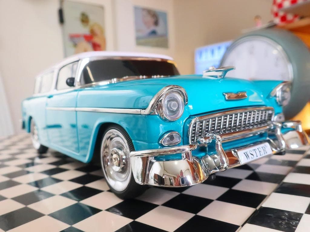 スマート スピーカー 1/18 USB microSD 1955 ベルエアワゴン