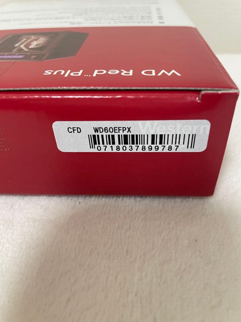 外付けハードディスク・ドライブ WD Red Plus 6TB HDD WD60EFPX