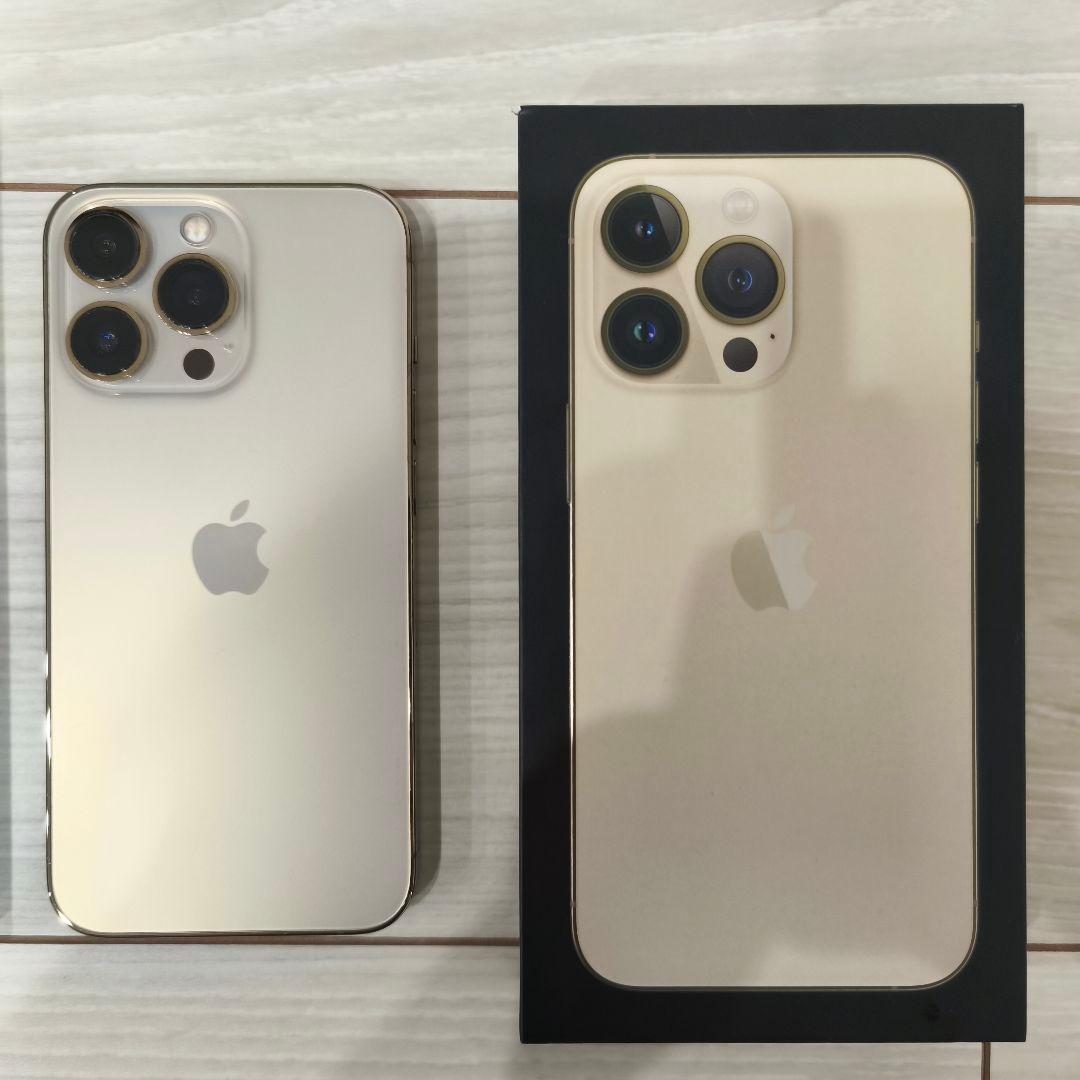 【美品】iPhone 13 Pro ゴールド 256GB SIMフリー