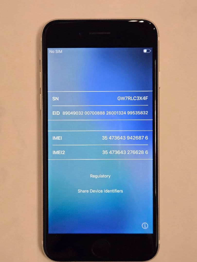 iPhoneSE(第3世代) 128GB ホワイト 87%