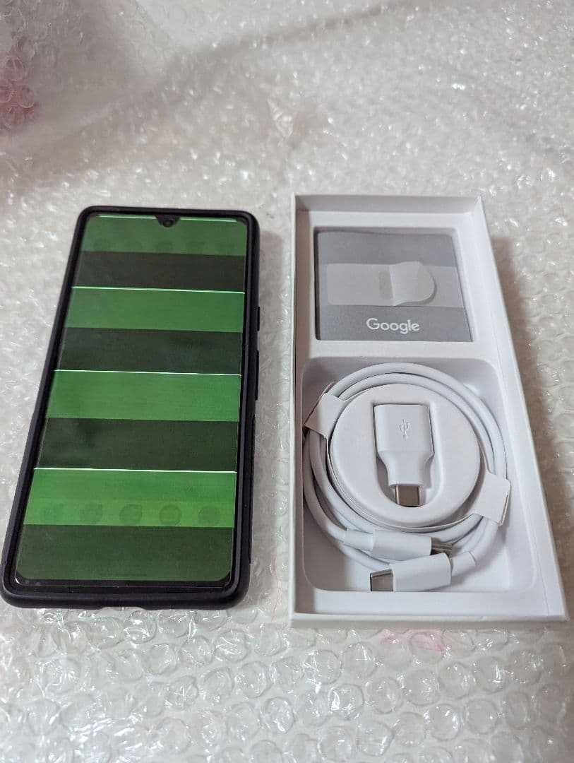 Google Pixel 7 レモングラス 本体ケース等おまけ付き（画面難有り）