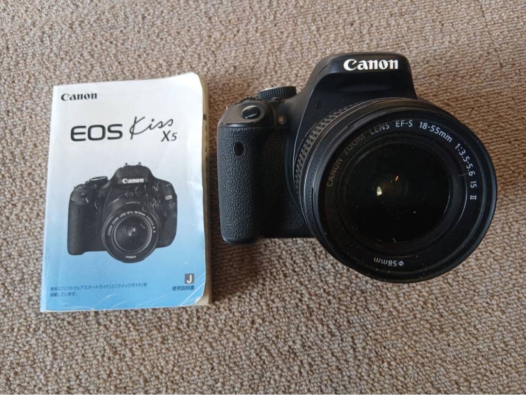 Canon キャノン 一眼レフカメラ EOS Kiss X5 ダブルズームキット
