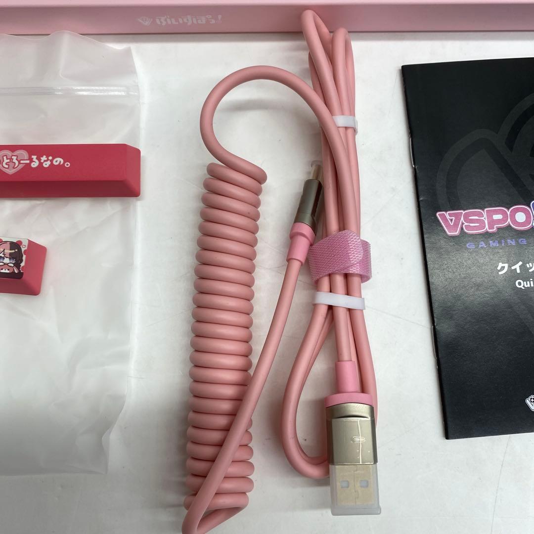 51●VSPO!GEARゲーミングキーボード橘ひなの RI0406-1