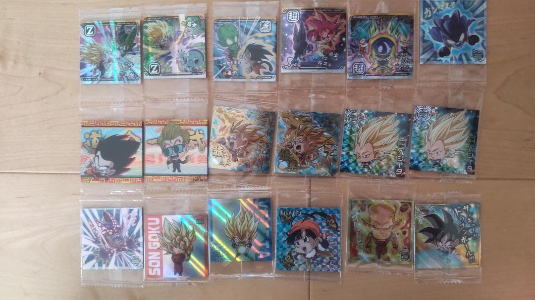 ドラゴンボールウエハースシールセット