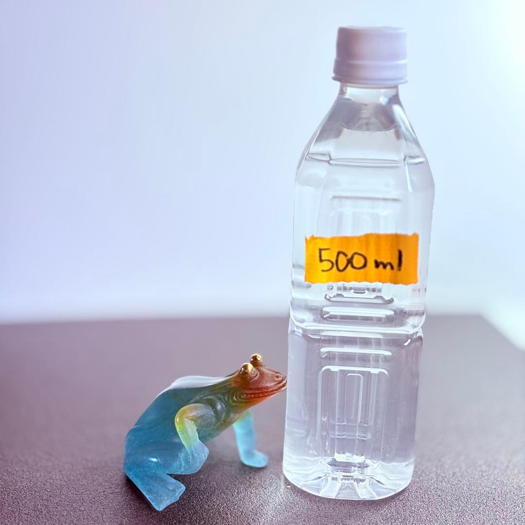 美品 ドームフランス カエル クリスタル ガラス フィギュリン 置物